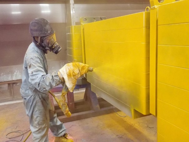 electrostatic manual coating