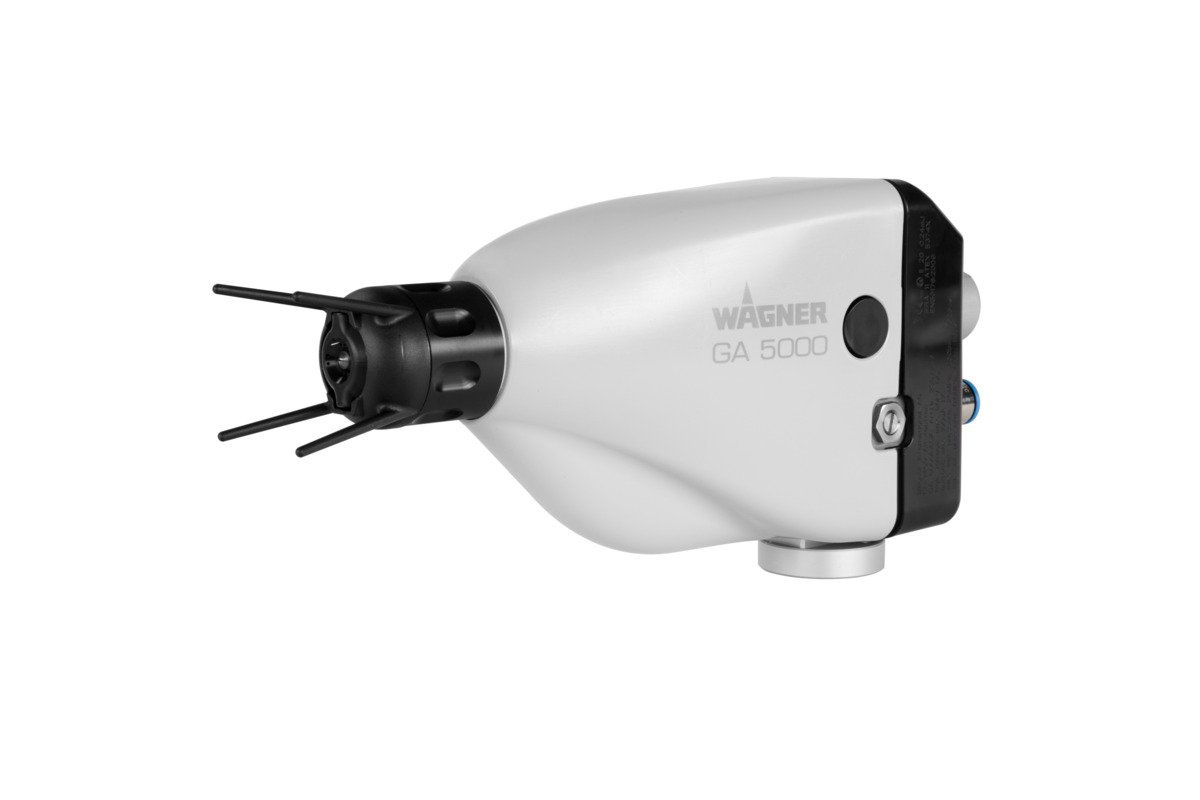 Electrostatic AirCoat automatic gun for water-based paints