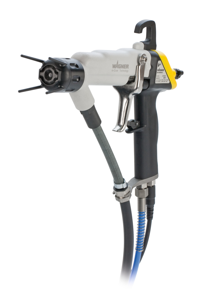 Electrostatic AirCoat manual gun for water-based paints