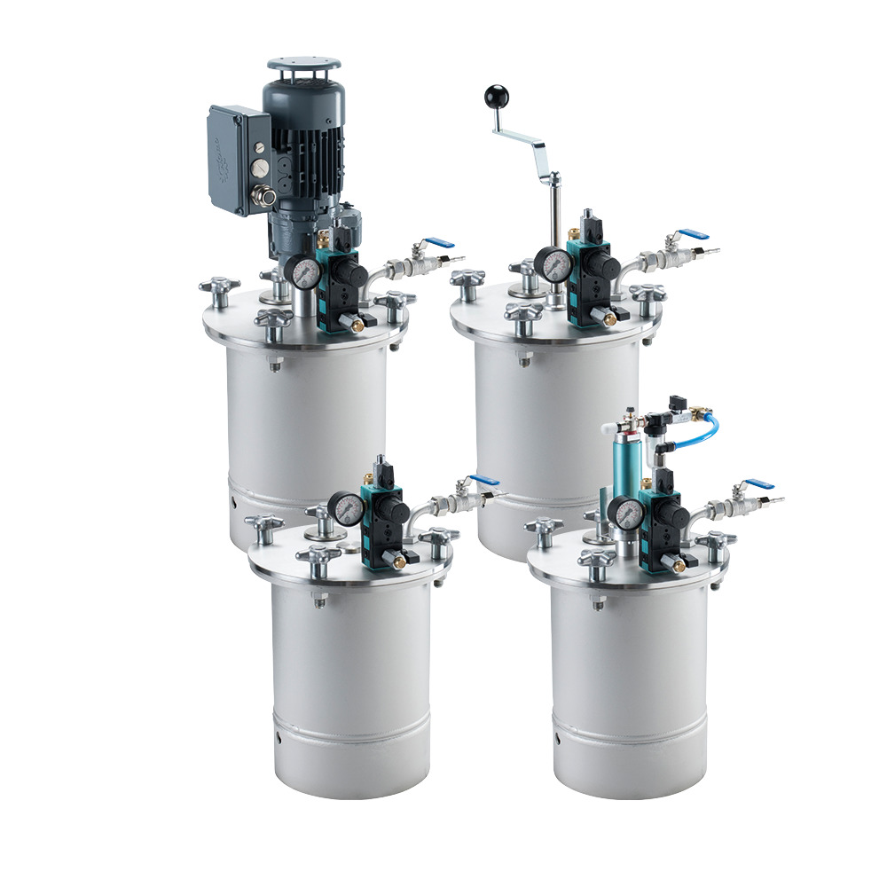 Material pressure tank