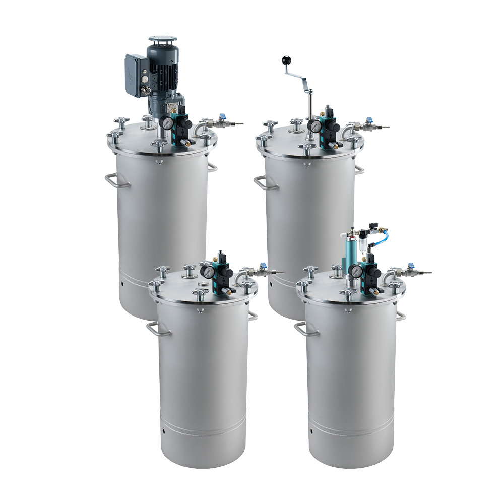 Material pressure tank