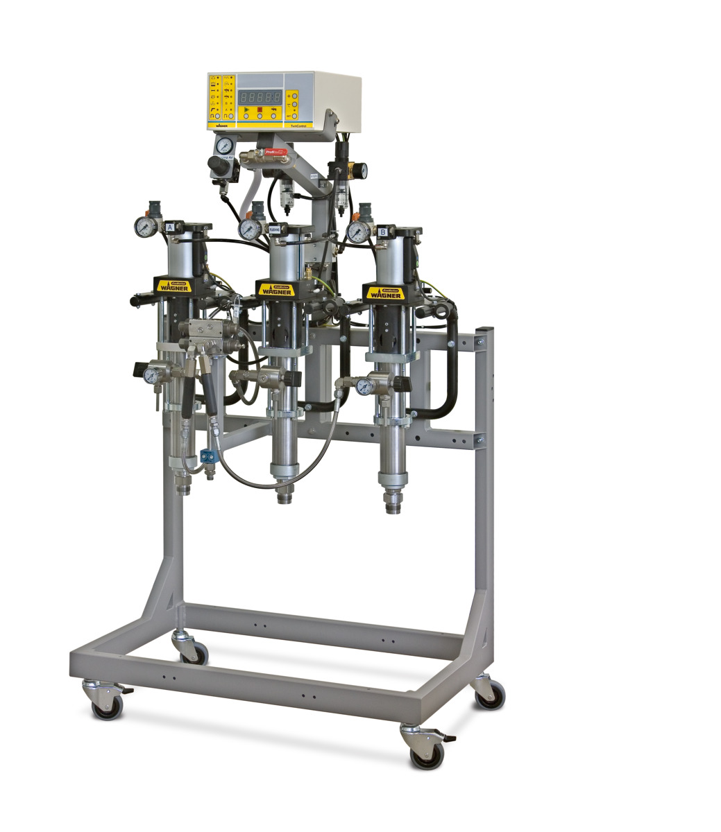Electronic mixing and dosing system