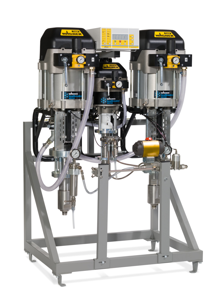 Electronic mixing and dosing system