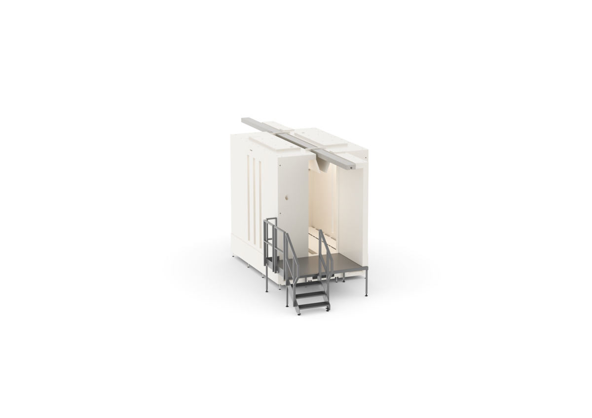 Automatic plastic booth