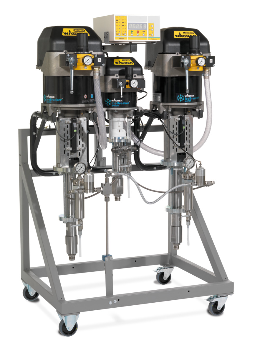 Electronic mixing and dosing system