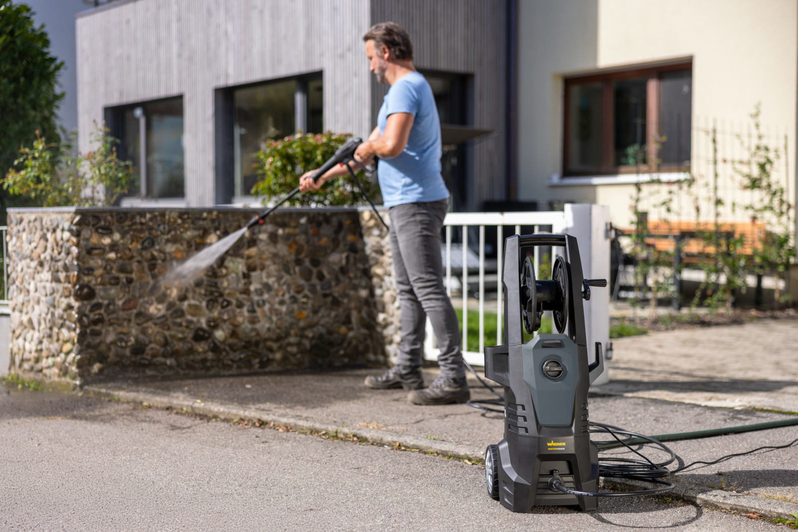 Powerful pressure washer for professional results and demanding cleaning tasks